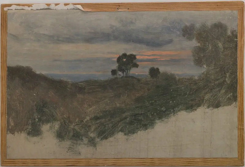 À Olevano près de Rome - Jean-Baptiste Camille Corot