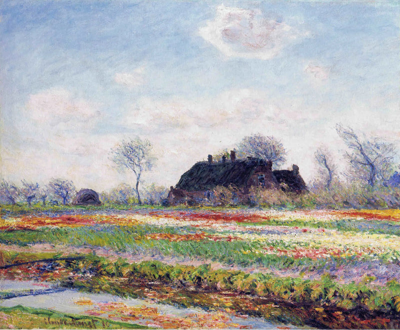 À Sassenheim près de Haarlem, champ de tulipes - Claude Monet