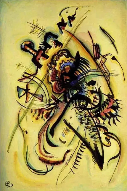 À une voix - Vassily Kandinsky