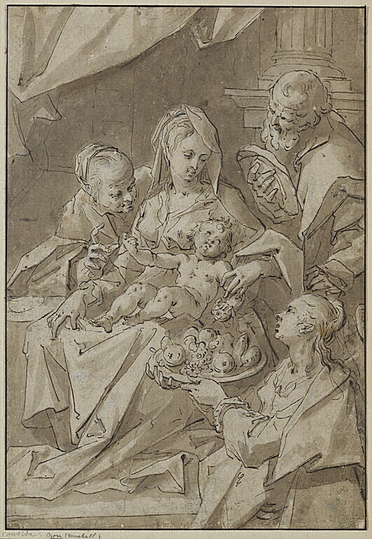 La Sainte Famille - Hans von Aachen
