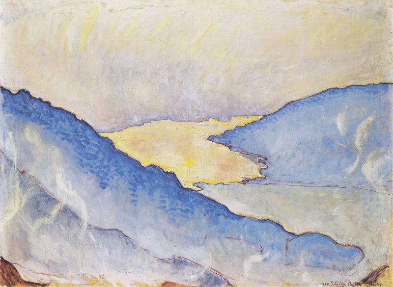 Abendnebel am Thunersee - Ferdinand Hodler