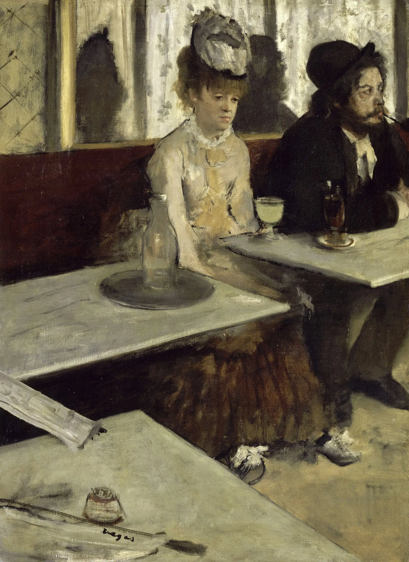 Dans un café, dit L’Absinthe, 1875–1876 – Degas