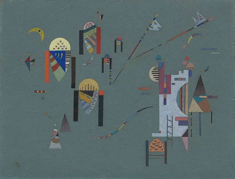 Accents verticaux - Vassily Kandinsky