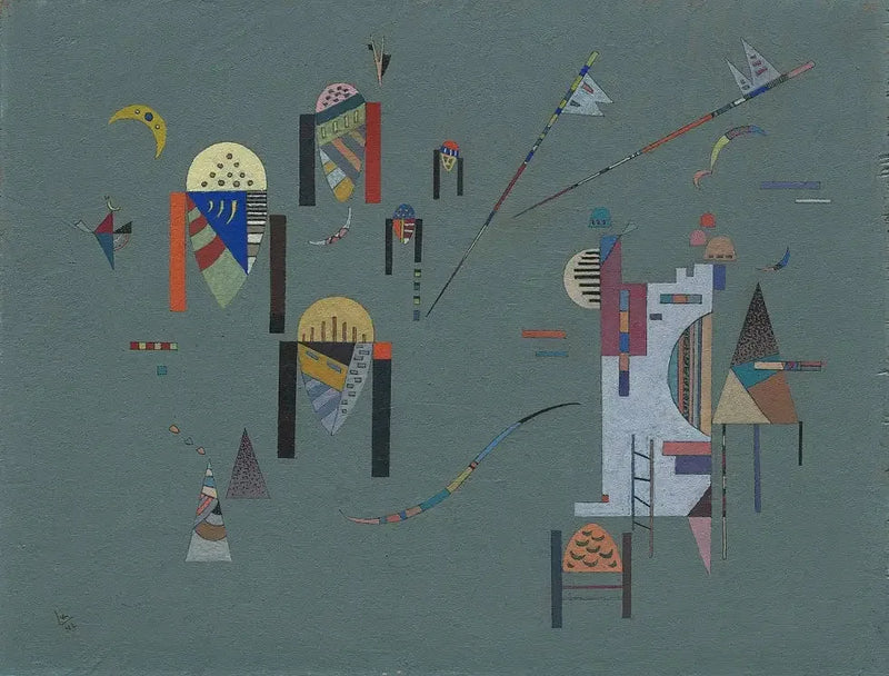 Accents verticaux - Vassily Kandinsky