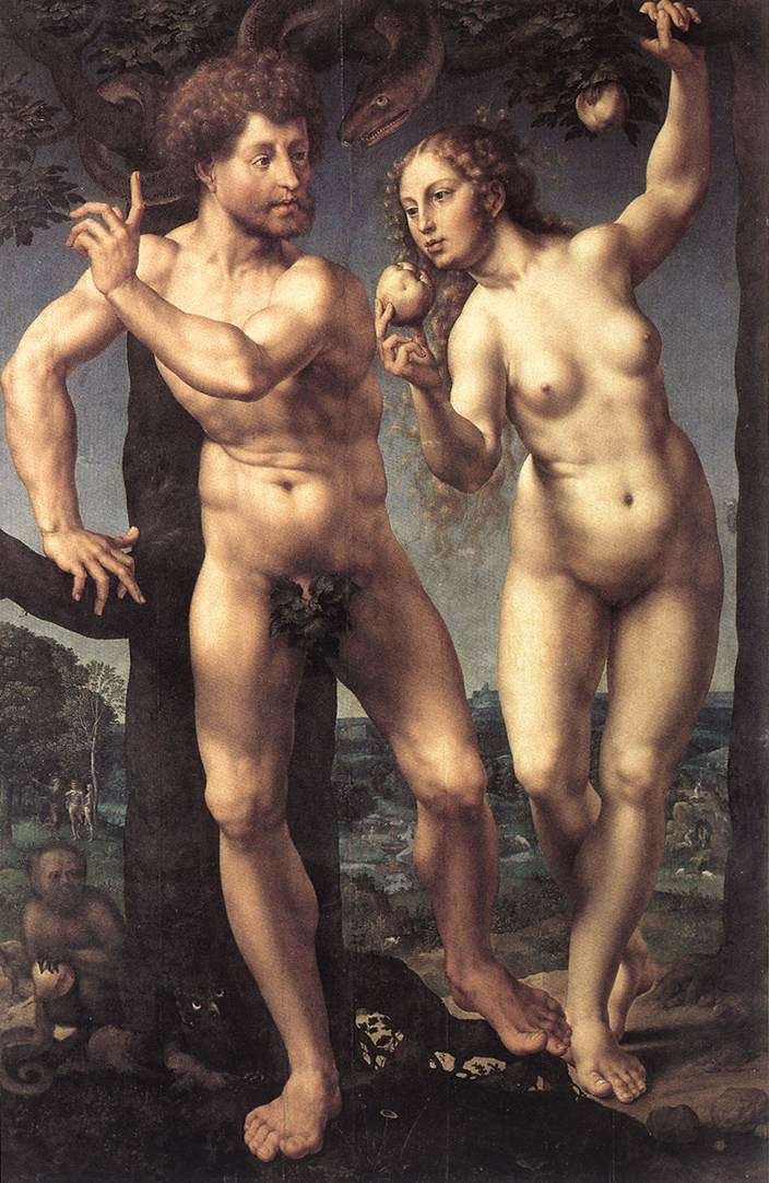 Adam et Ève - Jan Gossaert