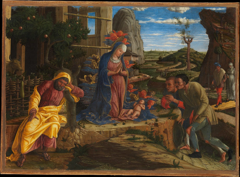 Adoration des bergers - Andrea Mantegna