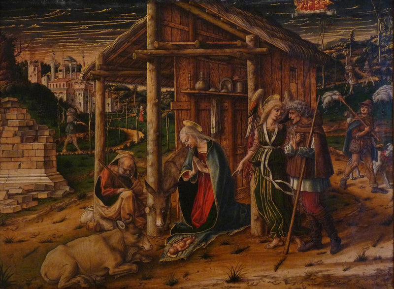 Adoration des bergers - Carlo Crivelli