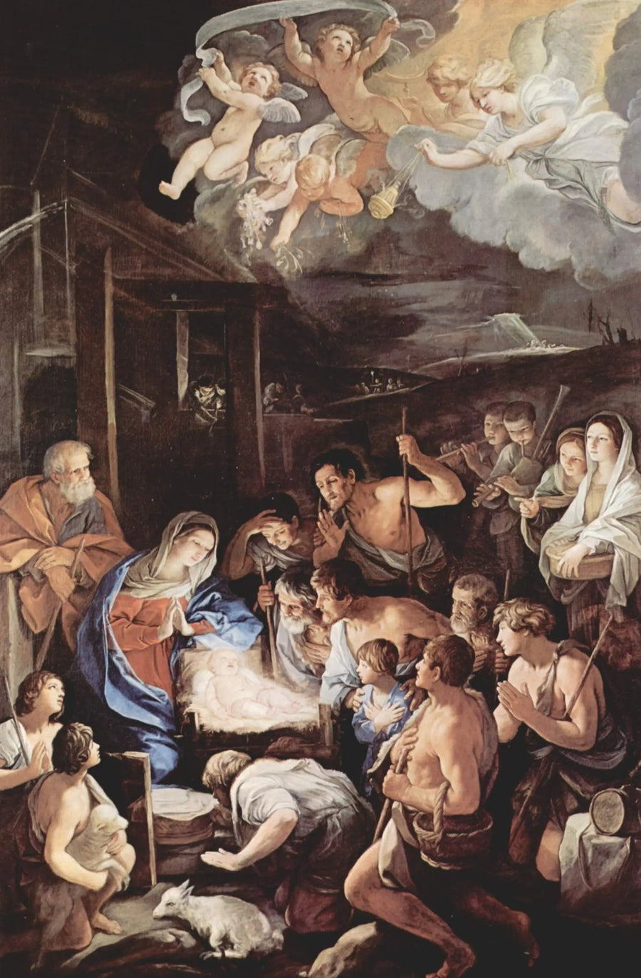 Adoration des bergers - Guido Reni