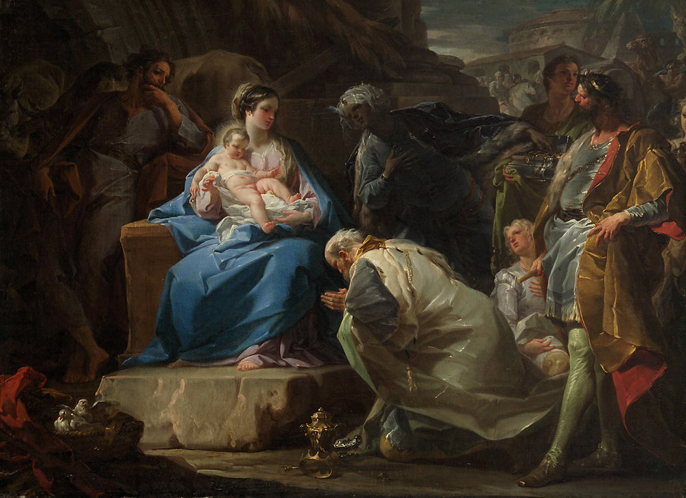 Adoration des Mages - Corrado Giaquinto - Alpha Reproduction