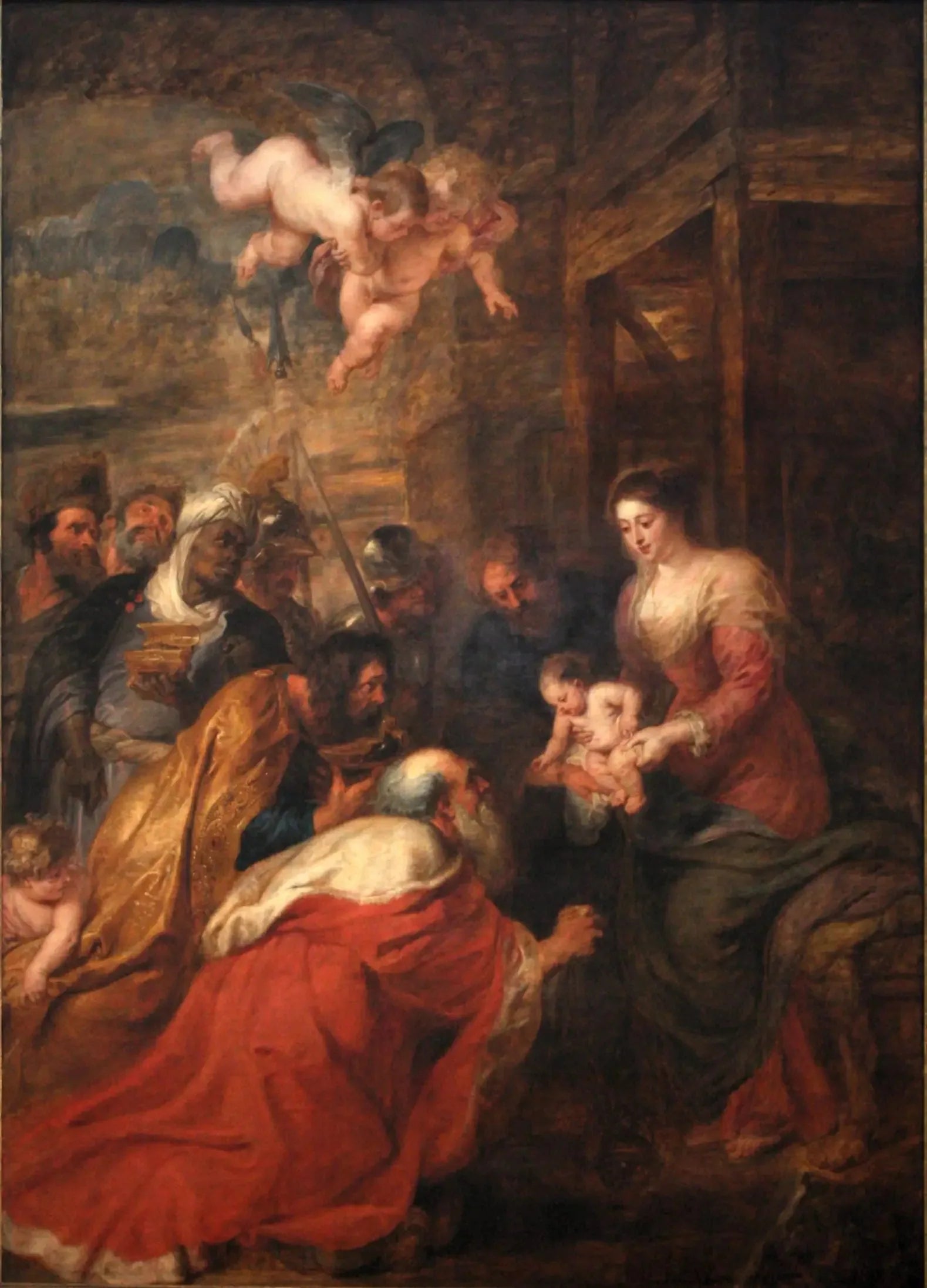 Adoration des Mages - Peter Paul Rubens image 1 reproduction de peinture à l’huile
