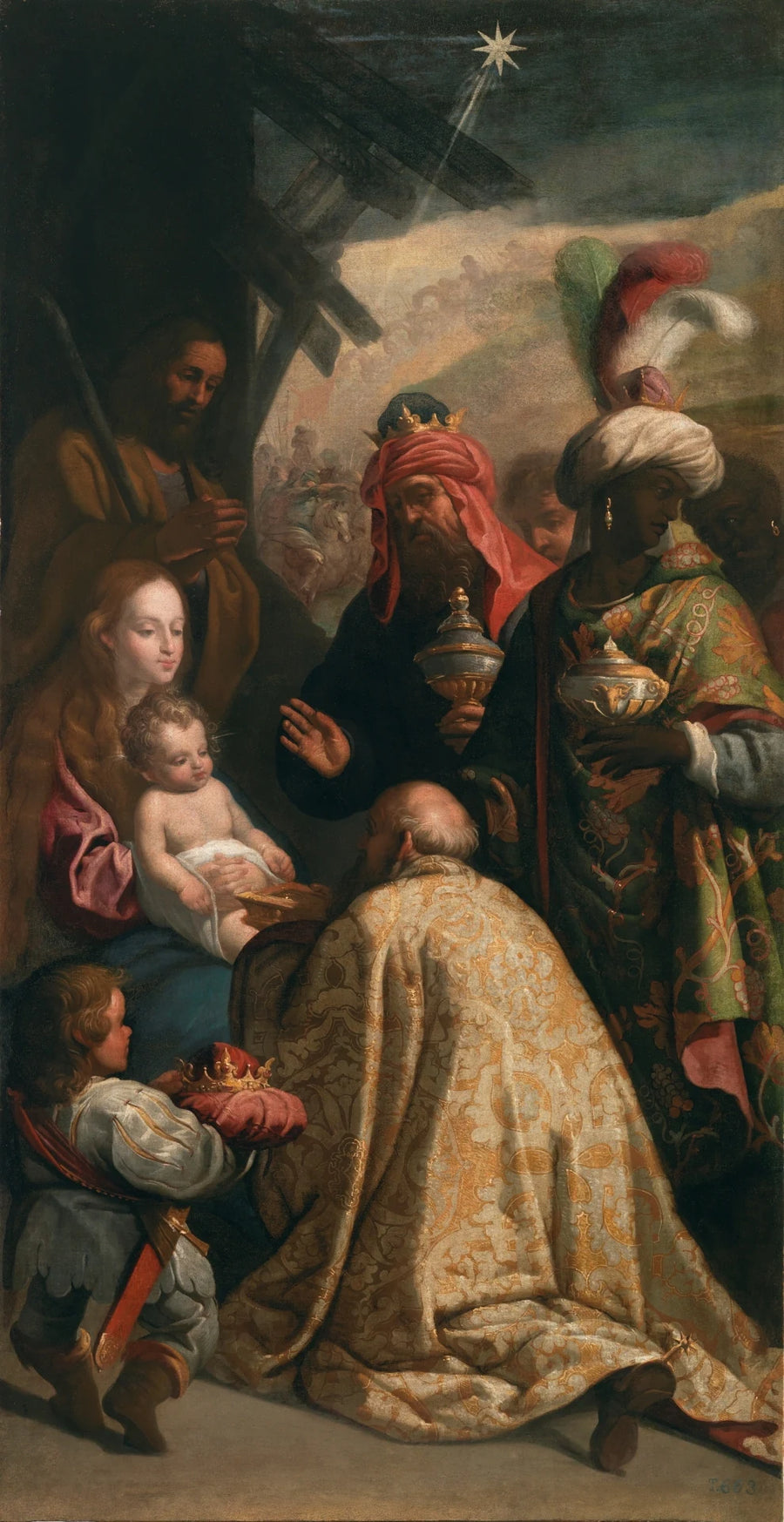 L'Adoration des Mages - Eugenio Cajés