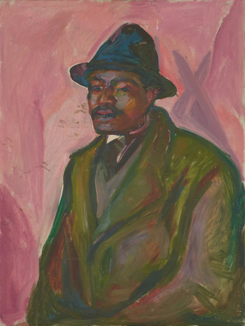 Africain en manteau vert - Edvard Munch