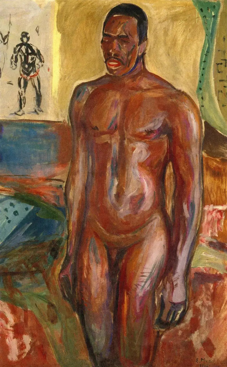 Africain nu debout - Edvard Munch