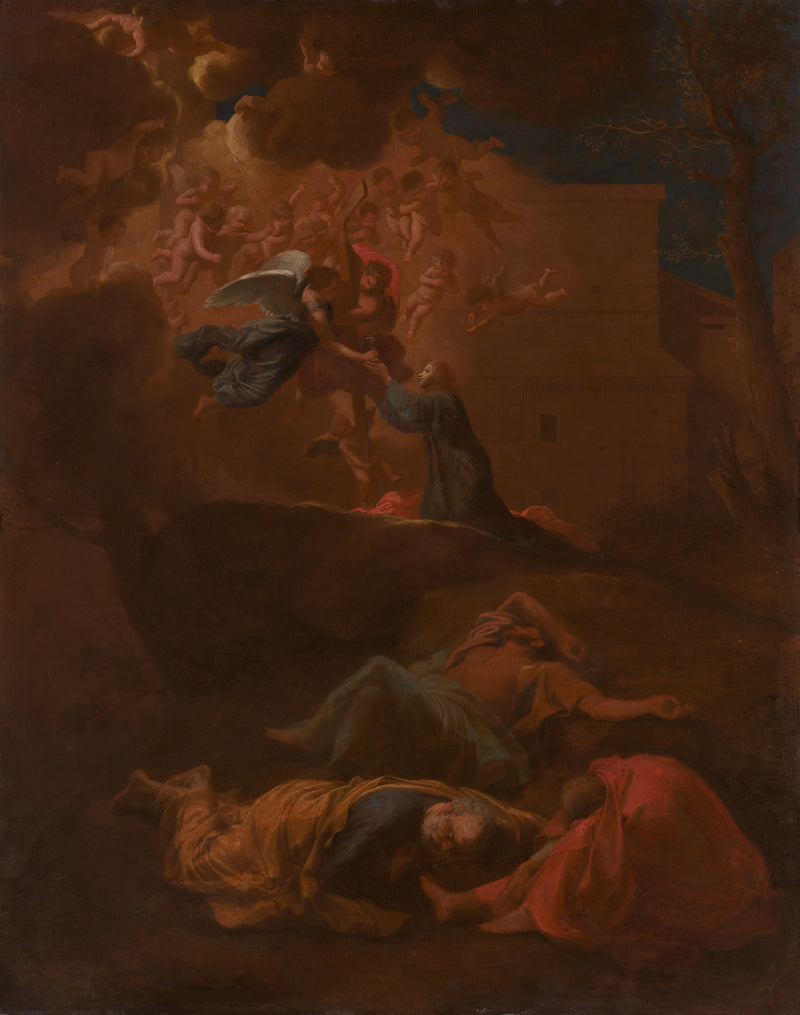 L'agonie dans le jardin - Nicolas Poussin