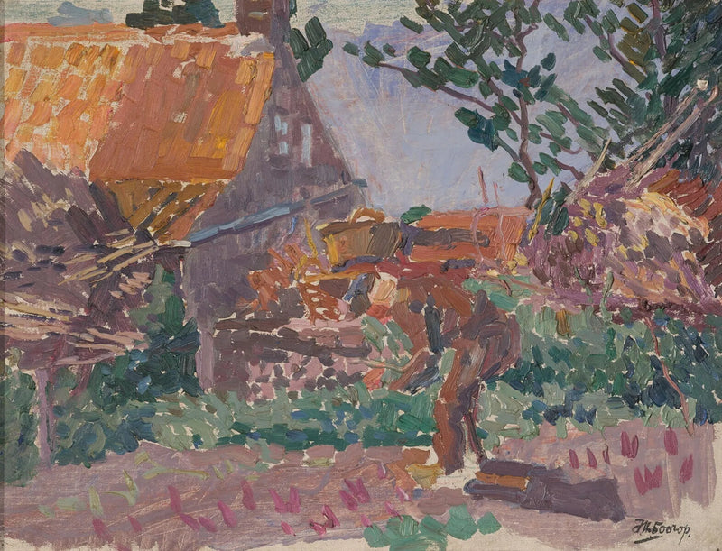 Agriculteur dans son potager - Jan Toorop