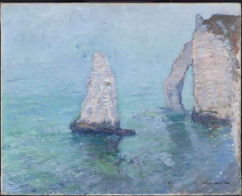 L’Aiguille et la Porte d’Aval, Étretat W1033 – Claude Monet