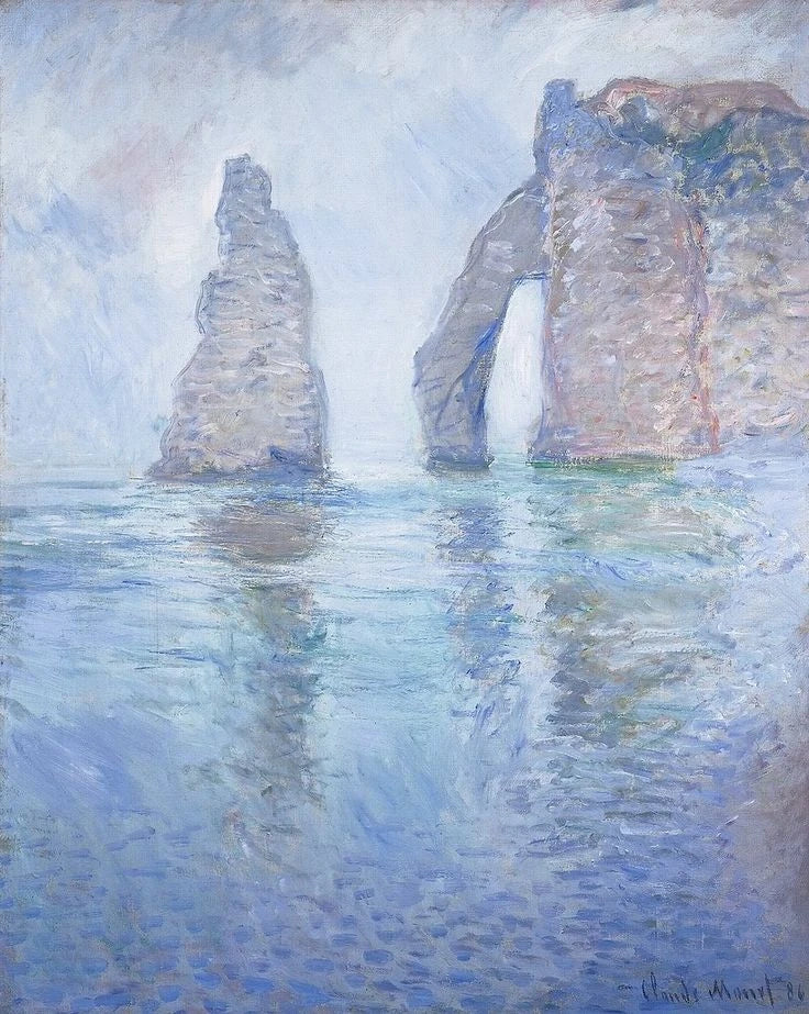 L’Aiguille et la Porte d’Aval W1042 – Claude Monet