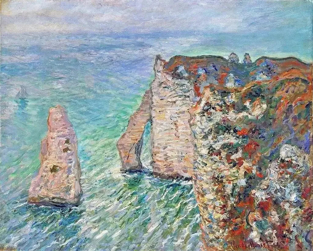 L’Aiguille et la Porte d’Aval W1051 par Claude Monet, Shimane Art Museum
