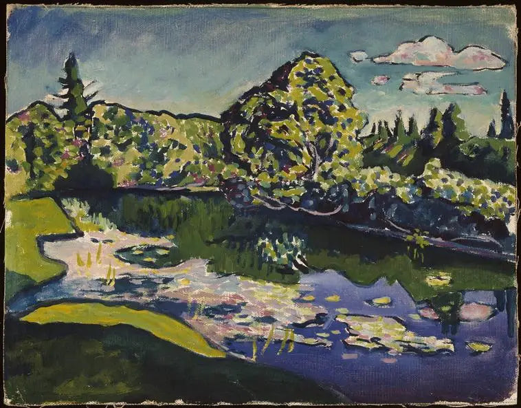 Akhtyrka, étang du parc - Vassily Kandinsky