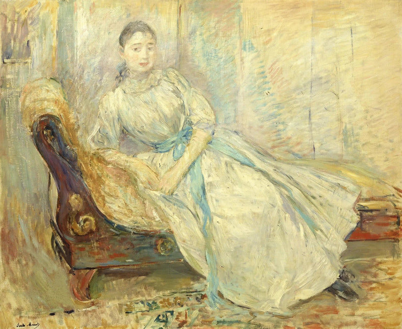 Albine Sermicoli à l'atelier - Berthe Morisot