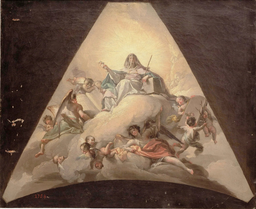 Alegoría de la Iglesia - Francisco Bayeu