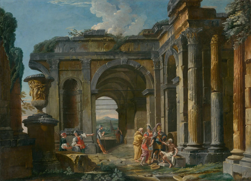 Alexander Veľký a Diogenes - Giovanni Paolo Panini
