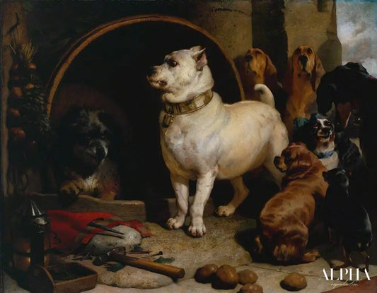 Alexandre et Diogène - Edwin Landseer - Reproductions de tableaux et peintures haut de gamme