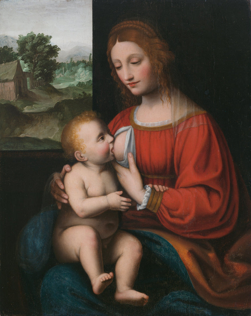 Allaitement de la Vierge et de l'Enfant - Bernardino Luini