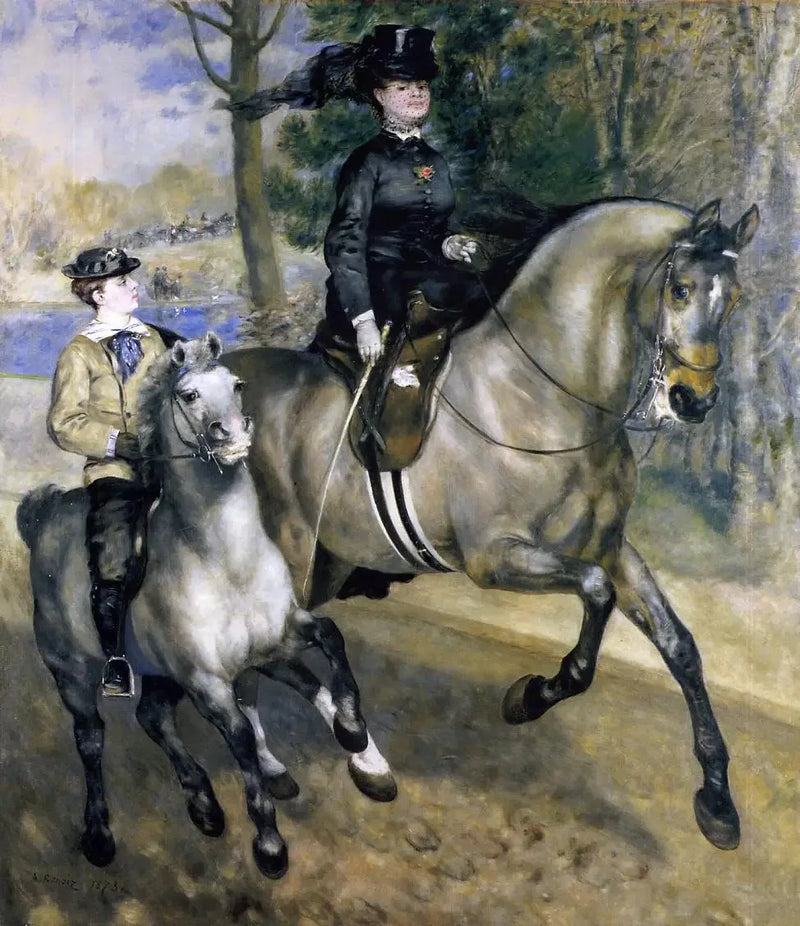 Allée cavalière au bois de Boulogne - Pierre-Auguste Renoir