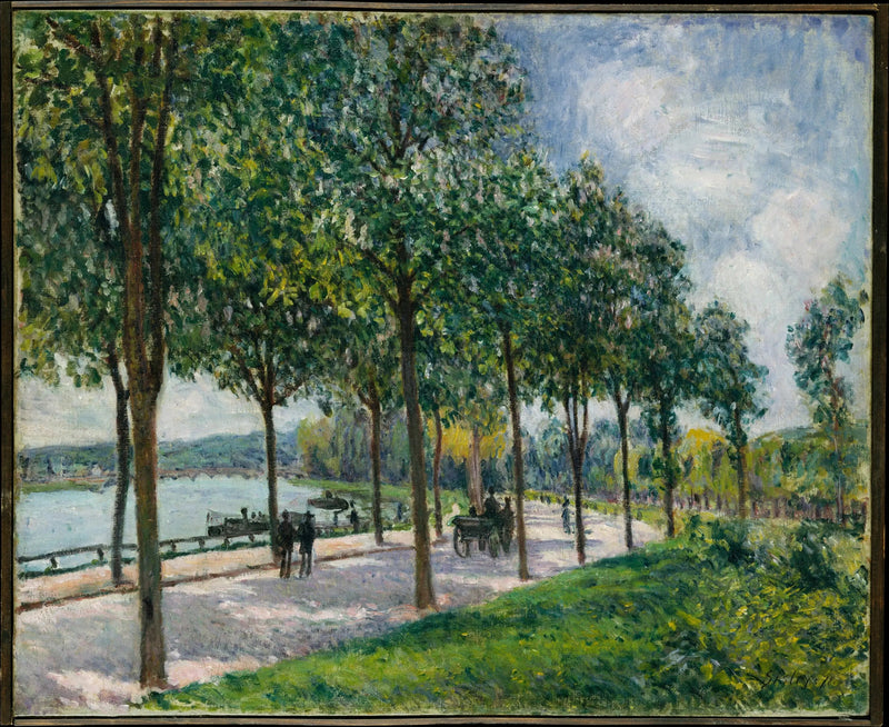 Allée des Châtaigniers - Alfred Sisley