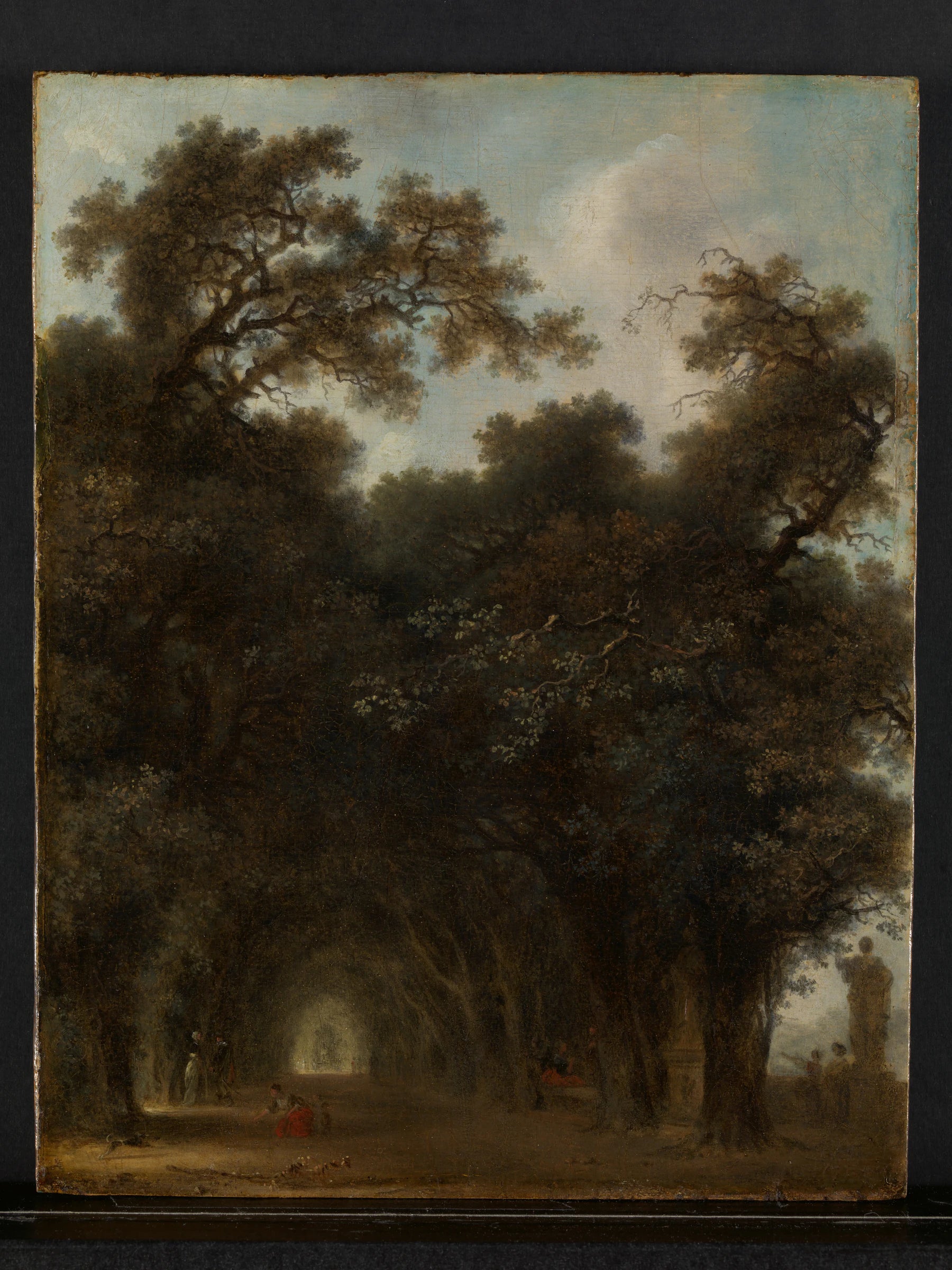 Une allée ombragée - Jean Honoré Fragonard
