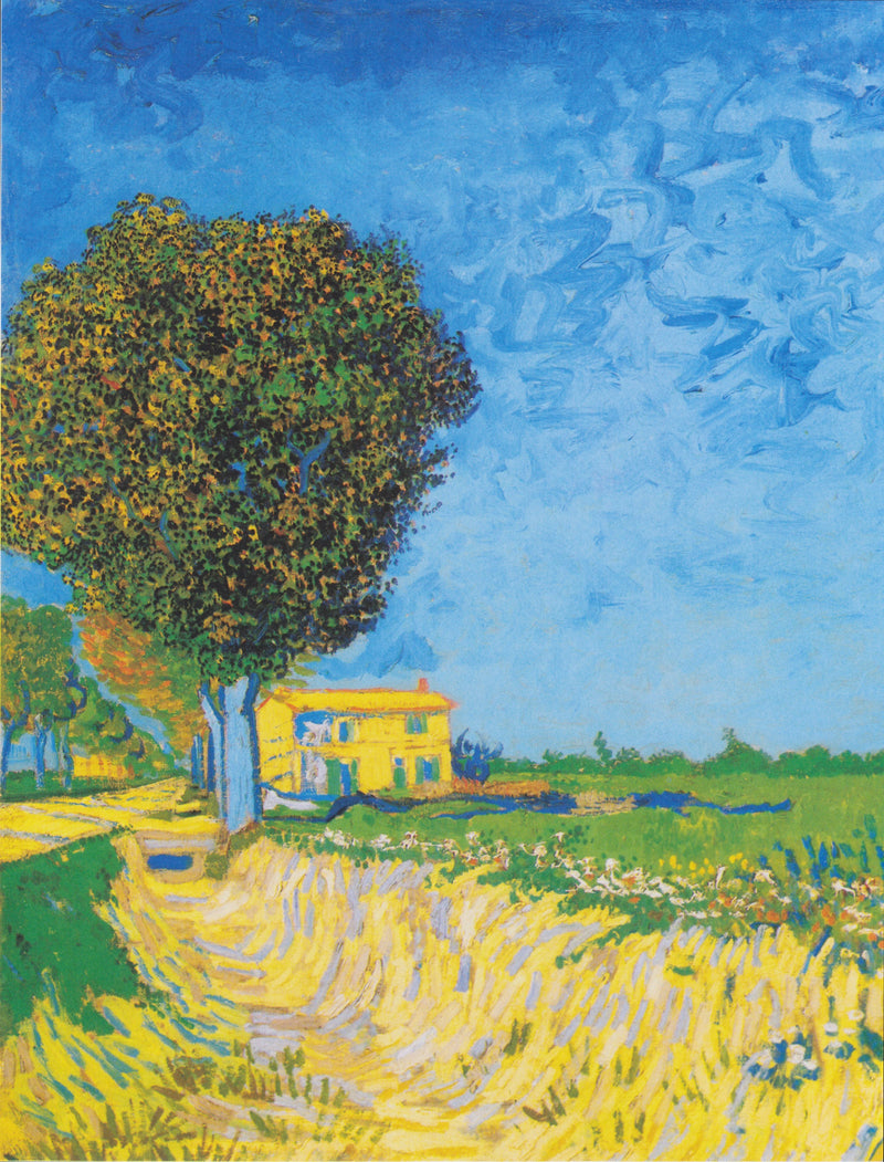 Allée près d’Arles avec des maisons, F567 – Van Gogh