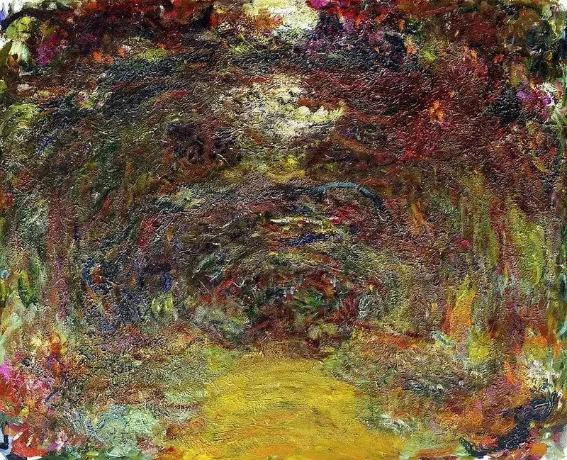 L’Allée des rosiers, Giverny – Claude Monet