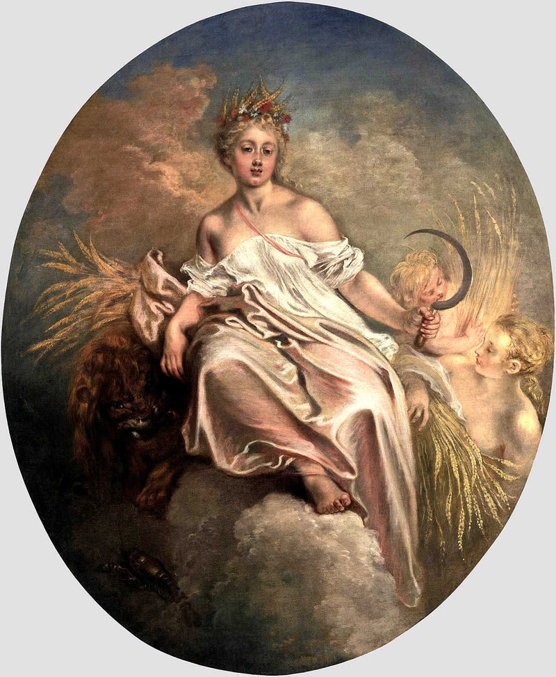 Allégorie de l'Été sous les traits de Cérès - Antoine Watteau