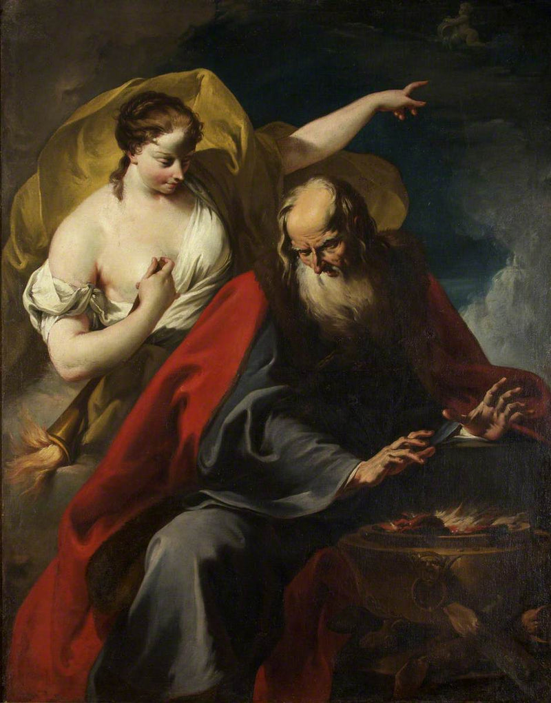 Allégorie de l'hiver et de l'été - Giovanni Battista Pittoni