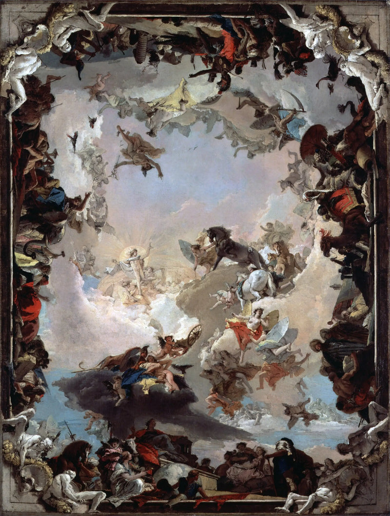 Allégorie des planètes et des continents - Giovanni Battista Tiepolo