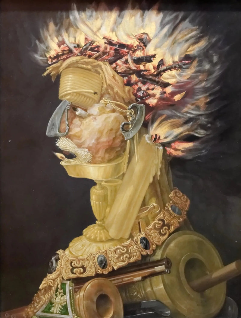 Allégorie du feu - Giuseppe Arcimboldo