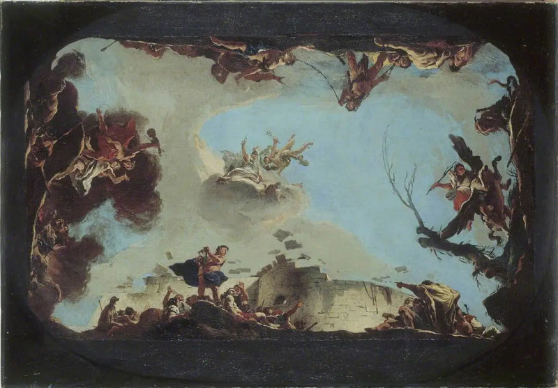 Allégorie du pouvoir de l'éloquence - Giovanni Battista Tiepolo