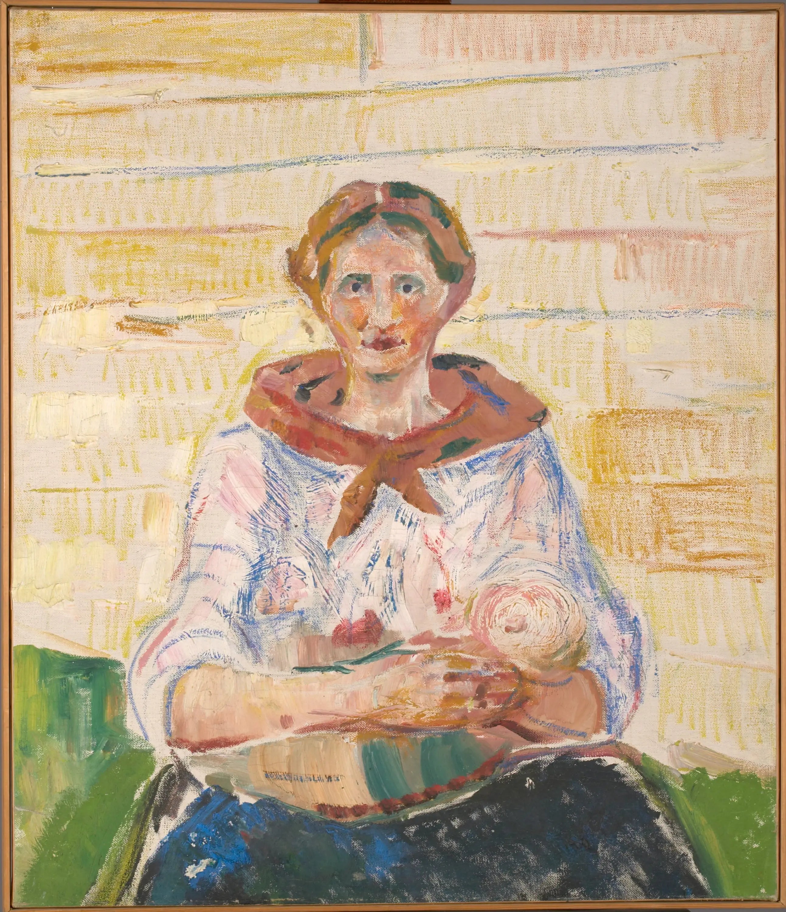 Reproduction du tableau « Alma Mater : étude de personnage - Edvard Munch » par Alpha Reproduction en peinture à l’huile