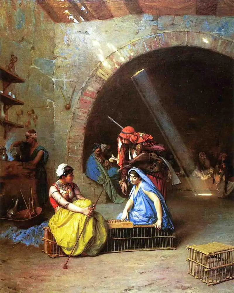 Almées jouant aux échecs - Jean-Léon Gérôme