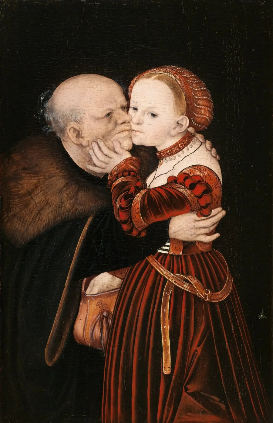 Amants mal assortis - Lucas Cranach the Elder