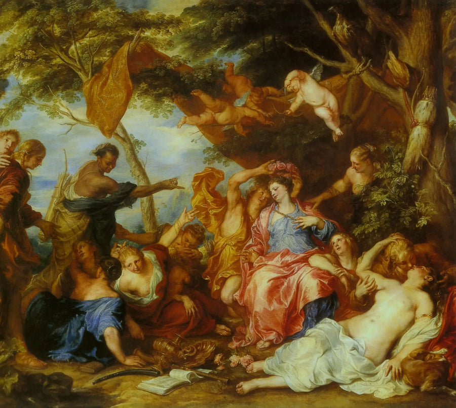 Amarillis et Mirtillo - Antoine van Dyck