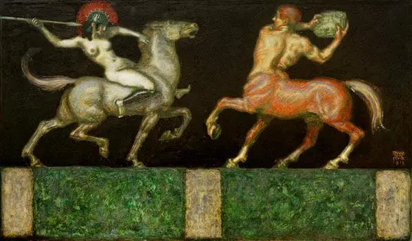 Amazone et Centaure - Franz von stuck