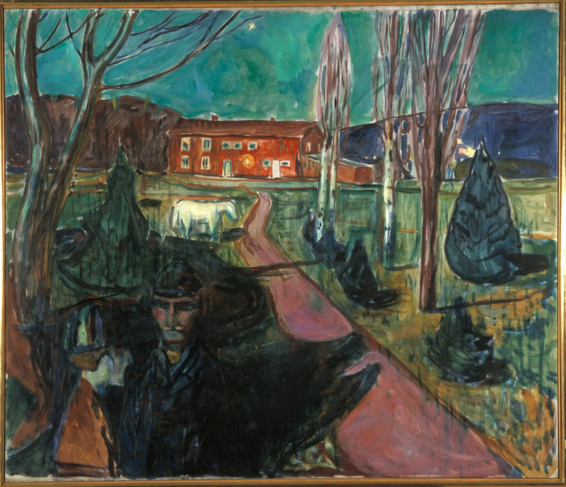Ambiance de soirée - Edvard Munch
