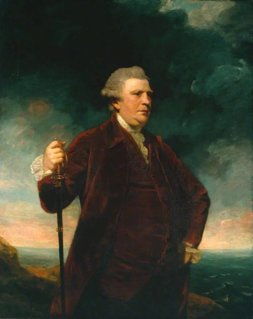Amiral vicomte Keppel - Joshua Reynolds image 1 reproduction de peinture à l’huile