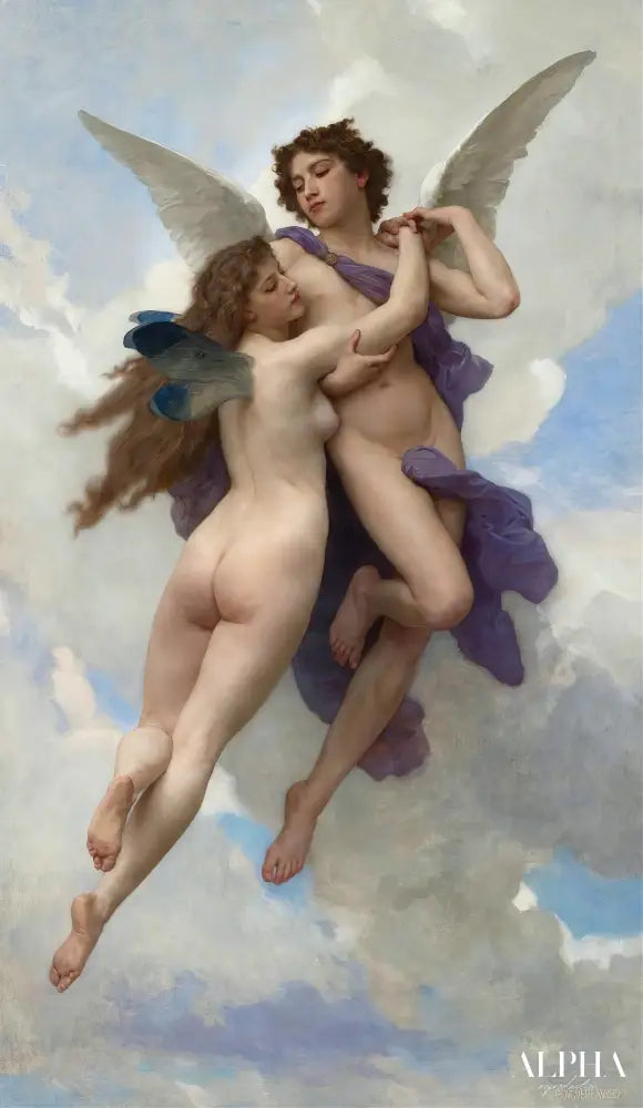 Amour et Psyché - William Bouguereau Reproductions de tableaux à la peinture à l’huile