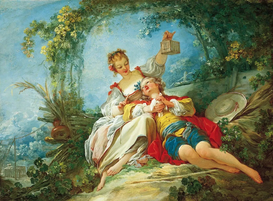 Amoureux heureux - Jean-Honoré Fragonard