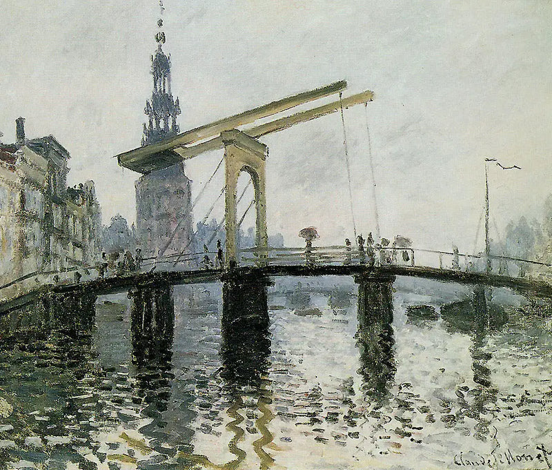 Amsterdam, Le Pont - Claude Monet