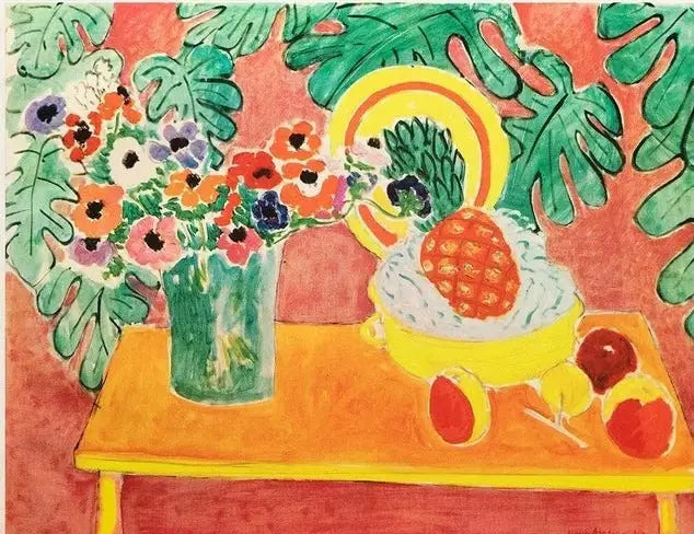 Ananas et anémones - Henri Matisse
