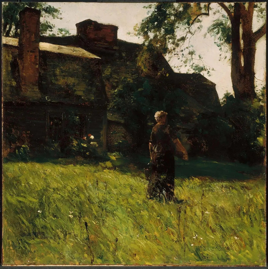 Ancienne maison Fairbanks, Dedham, Massachusetts - Childe Hassam